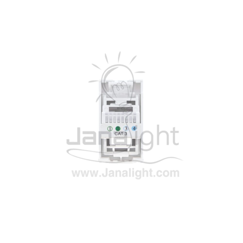 بريزة نت CAT5 ليجراند ابيض Legrand RJ45 Arteor Cat 5 Utp Socket - 1 Module - White